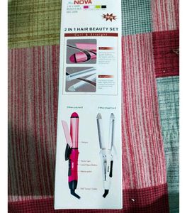 2 in 1 Hair Straightener And Curler