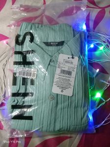 Luxury Mint Crinkle Co-ord Set for VIP