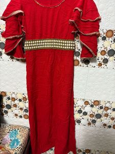 Long gown for party wear with free gift