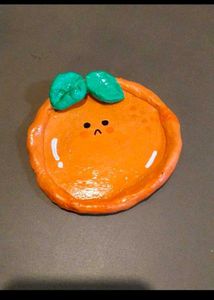 Cute Orange Trinket Dish