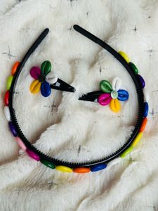 RUDIKAA- Hairband & Pin Combo Set