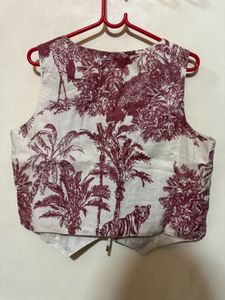 Tropical Print Vest Top (Westside)