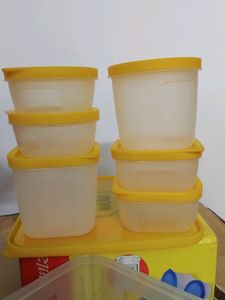 BRAND NEW Set 7 PCS Plastic Containers