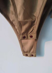 Stylish Long Sleeve Bodysuit Top