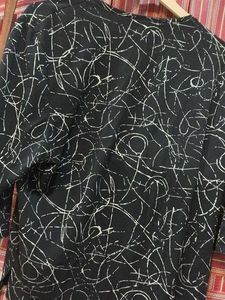 Abstract Print Long Sleeve Top