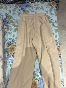Beige Cargo Pants