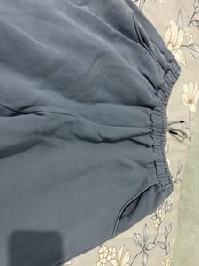 Blue Wide Leg Sweatpants