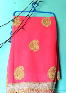 Elegant Pink Saree