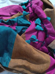 Multicolored Khadi Cotton Saree