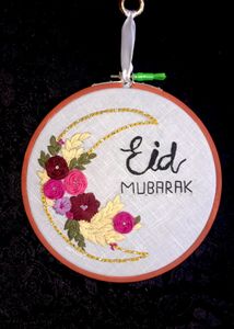 Eid Mubarak And Makkah Madina Embroidery Ho