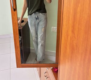 Blue Straight Fit Jeans