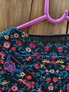 Embroidered Floral Top