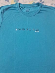 Blue &#39;Inspire&#39; T-Shirt