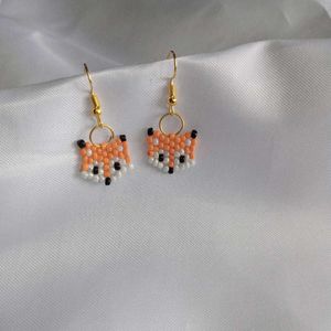 Beaded Fox Earrings🦊