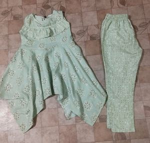 Mint Green Pant Suit