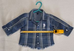 Plaid Denim Shirt &amp; shorts