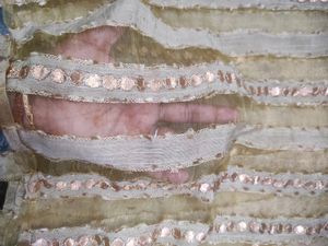 Beautiful Golden Dupatta For Women.