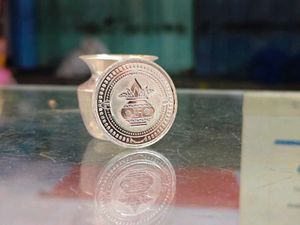Pure Silver Religious Coins For Dipawali