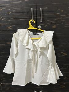 Cream Colour Bell Sleeves, Top