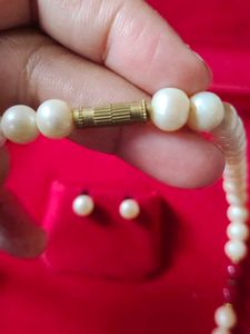 New With Tag|Pure Pearl Set From Jagdamba