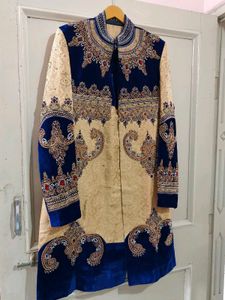 Mustard Sherwani
