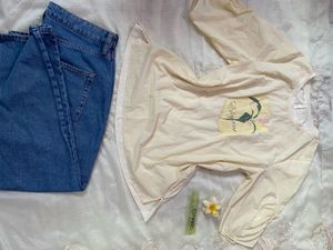 Elegant Floral Graphic Top