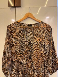 Printed Mini Dress