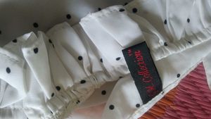 Polka Dot Off-Shoulder Top