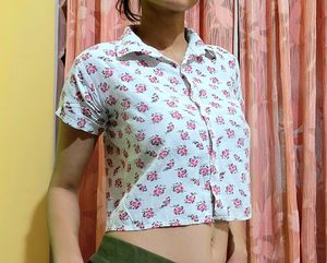 Crop Shirt Top