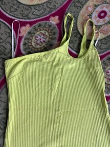 Neon One Shoulder Top