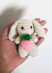 Crochet Strawberry Bunny 🐰