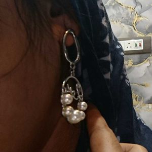 Love Pearl Drop Earrings