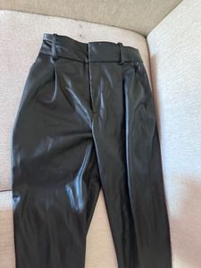 ZARA FAUX LEATHER TROUSER