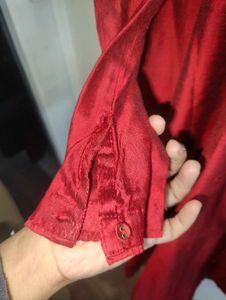 Anarkali Kurta With Churidar Sleeves