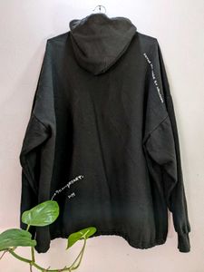 Black Graphic Hoodie