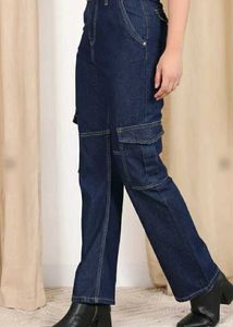 Dark Wash Denim Cargo Pants 100% new box pack