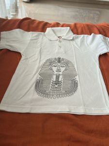 White colour T-shirt for boy  5-7