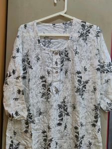 Floral Print Kurta With Pant