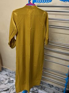 Yellowish Beige Colour High Low Kurta