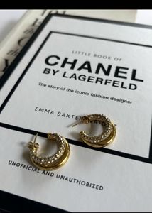 Anti Tarnish Gold Plated Tube Hoop Earrings