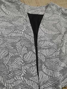 Silver Leaf Pattern Blazer