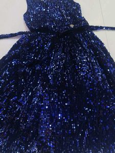 Sparkly Blue Party Dress