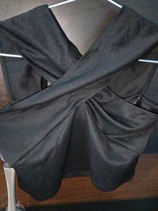 Black Off-Shoulder Top