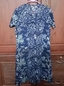 Printed Short Sleeve Dress