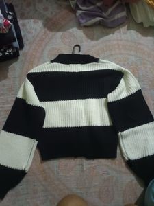 Striped Knit Sweater
