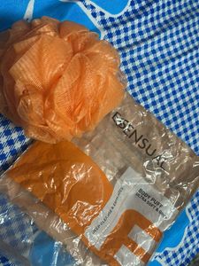Orange Bath Loofah