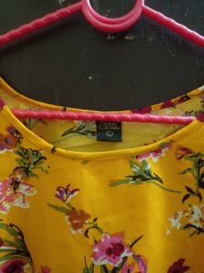 Yellow Flowery Tunic