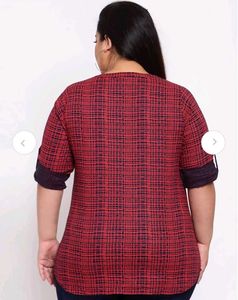 Red Printed Top