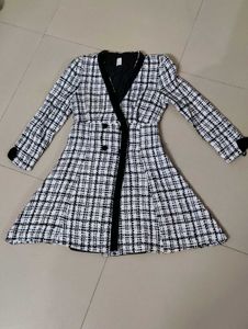 Korean Tweed Style Dress for women