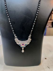 SILVER LADIES MANGALSUTRA 😍💯